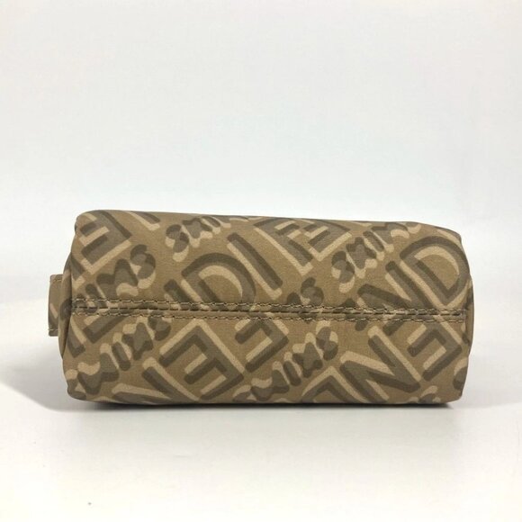 FENDI 8N0179 SKIMS collaboration logo Multi Pouch Cosmetics Pouch Nylon Beige - Picture 6 of 16